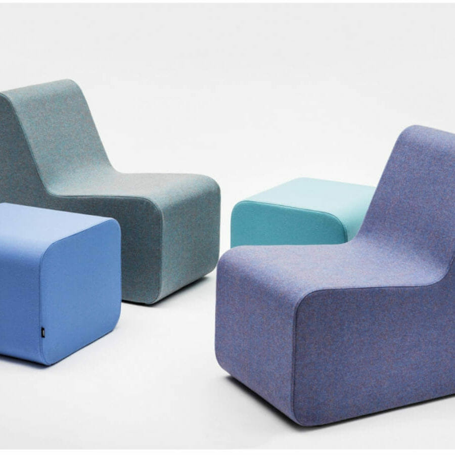 Sofa modular de diseño, Celoo purpura