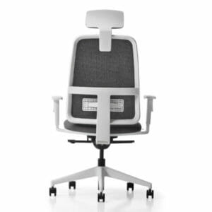 Silla oficina operativa home office ergonómica Win malla negra