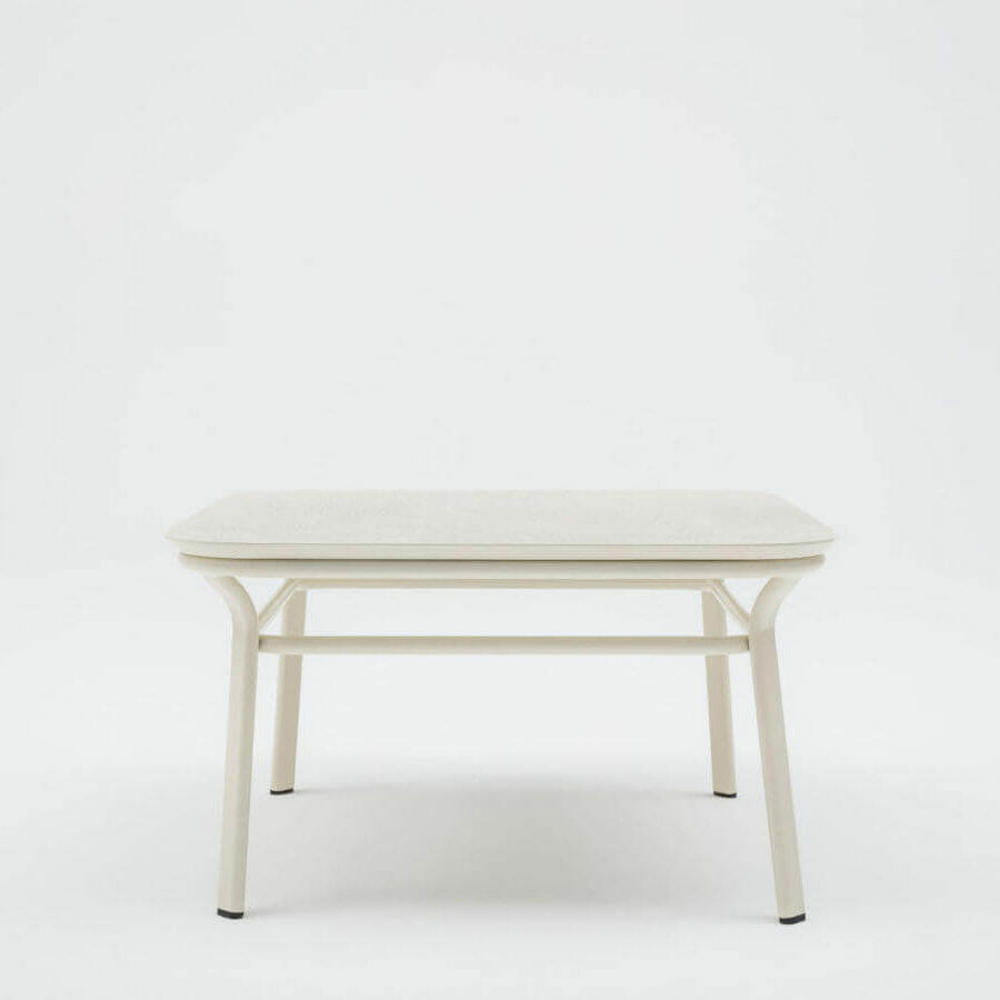 Mesa de centro de diseño, Grace madera blanca