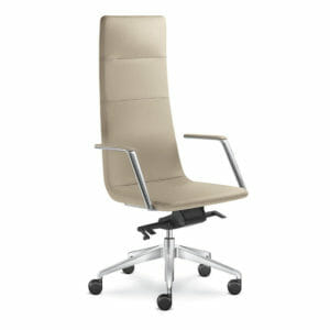 Silla de oficina de dirección de diseño Harmony Pure beige