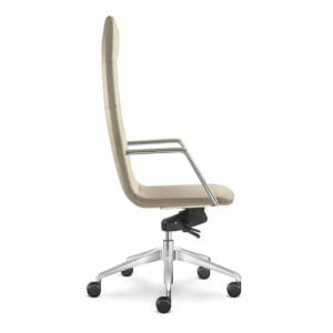 Silla de oficina de dirección de diseño Harmony Pure beige